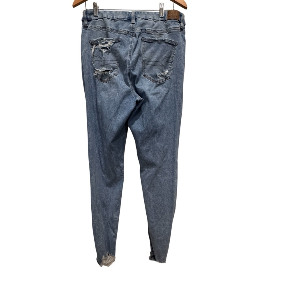 American Eagle Jeans Women’s 14 Long Curvy Hi Rise Jegging Next Level Stretch - Picture 3 of 10